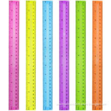 Transparent Ruler Straight Kids Student Fashion Plastic 30cm Rulers For School